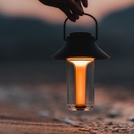 Lumena The Classic LED露營燈 (深棕色)：Angel Ring LED，9600mAh電池，IP54防水